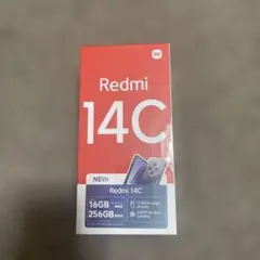 モデル名: Redmi 14C RAM: 8GB ROM: 256GB