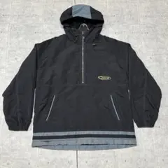 BUDSPOOL GAKKIN ナイロン アノラックパーカー ブラック M BUDSPOOL GAKKIN ナイロン アノラックパーカー ブラック M - メルカリ