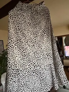 ヒョウ柄 フレアロングスカート