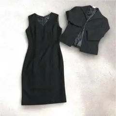 インディヴィ セットアップ ジャケット ワンピース　フォーマル 礼服 ツーピース