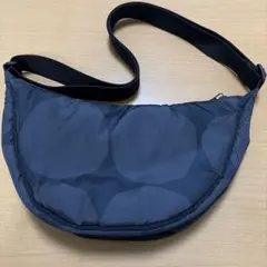 ユニクロ マリメッコ ラウンドミニショルダーバッグ　ブラック