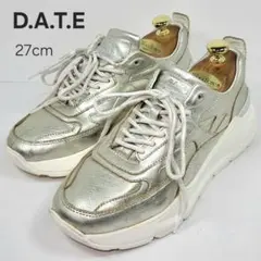 デイト　スニーカー　27㌢　フーガ　シルバー　厚底　PARIGOT別注のサムネイル