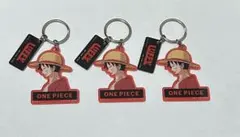 ONE PIECE ルフィ アクリルキーホルダー 3個セット