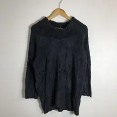 2XL ビッグサイズ シャギーニット モヘア風 オーバーサイズ グランジ