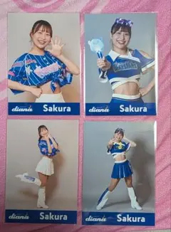 DeNAベイスターズ dianaブラインドフォト　Sakura 4枚セット