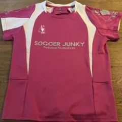 SOCCER JUNKY 半袖プラシャツ ピンク 130