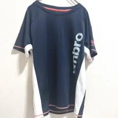 umbro アンブロ　レディーススポーツTシャツ　Oサイズ　ネイビー