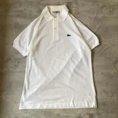 LACOSTE ラコステ ポロシャツ　ホワイト　トップス