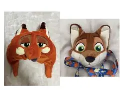 上海　ディズニー　ズートピア　ニック　ファンキャップ　ショルダーバッグ