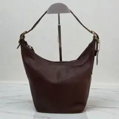 COACH オールドコーチ レザー ワンショルダーバッグ USA製 ブラウン