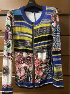 Desigual マルチカラー 長袖カーディガン L/42(おまけ付き)