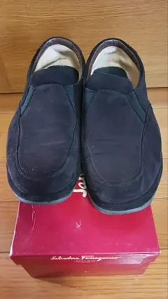 【最終】クロールバリエ　スリッポン ブラックローファー