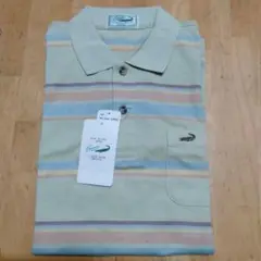 クロコダイル・ストライプポロシャツ