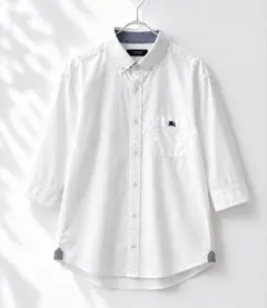 BURBERRY BLACK LABEL ７分袖 ホワイトシャツのサムネイル