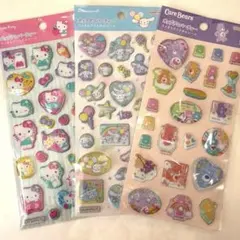 ポップデコパーティー ラメきらクリスタルシール サンリオ Sanrio ケアベア