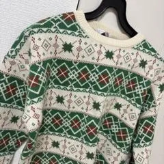 【新品未使用】ニットセーター　グリーン