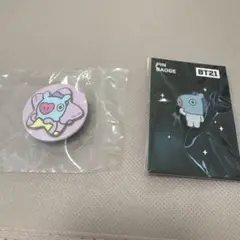 【新品未開封】MANG ピンバッジ& 一番くじK賞　MANGスマホグリップ