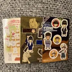 銀魂 カードガム シール エリザベス 定春 土方十四郎 沖田総悟 近藤勲 3枚