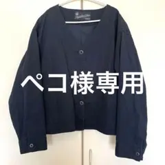 Sonny Label バックギャザーミリタリージャケット　ノーカラー