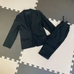 ブラック カジュアルスーツ 120cm