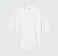 【新品・タグ付】UNIQLO エアリズム　コットンオーバーサイズ Tシャツ　白