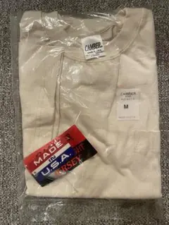 CAMBER #302 POCKET-T ナチュラルMサイズ Tシャツ新品未開封