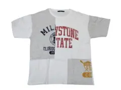 Ciaopanic カレッジロゴ パッチワーク Tシャツ Lサイズのサムネイル