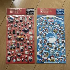 ご当地（高知・徳島）Hello Kitty ぷくぷくシール　2枚セット
