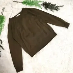 t'echichi♡ニットセーター♡カットソー【M】♡シンプル♡無地♡女っぽ✨️