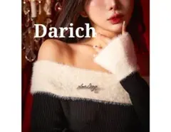 Darich ダーリッチ ポイントシャギー オフショル ニット トップス