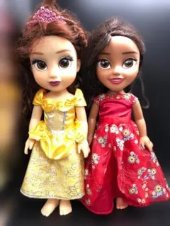 ディズニー プリンセス エレナ 美女と野獣 ベル キャラクタードール 2体セット