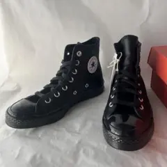 新品⭐︎Converse CT70 チャックテイラー レザー オールブラック23