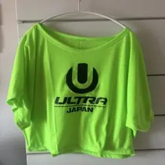 ULTRA JAPAN 蛍光グリーン Tシャツ