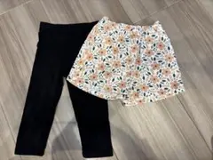 花柄ショートパンツ130㎝とレギンスセット