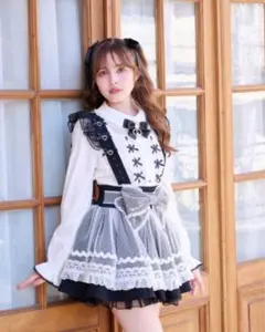 LIZ LISA メイドライクサスペンダー付スカート - メルカリ
