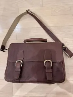 超美品　土屋鞄　トーンオイルヌメ ツインベルトショルダーバッグ　2way レザーのサムネイル