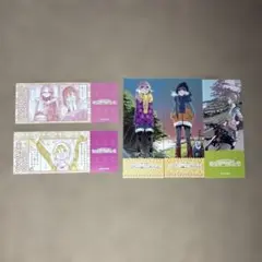 ゆるキャン　10周年記念展 ピクチャーチケット風カード 15種セット売り ゆるキャン 10周年記念展 ピクチャーチケット風カード 15種セット売り