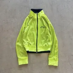 90s adidas 短丈　リバーシブル　メッシュ　ジャケット　Y2K 蛍光