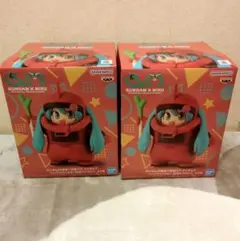 ガンダム45周年✕初音ミクフィギュア　　シャアザクぐるみ　初音ミクver.