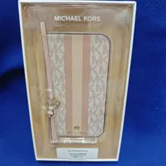 E24)MICHAEL KORS iPhone 14 Pro 手帳型ケースのサムネイル