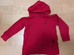 POLO 赤 フード付きパーカー　100cm