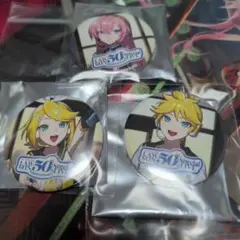 ローミク 缶バッジ 鏡音リン 鏡音レン 巡音ルカ