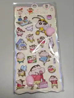 クレヨンしんちゃん おしりシール 　3D　シール ぷくぷくシール　新品