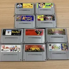 け*)様 スーパーファミコン ゲームソフトセット レア10本