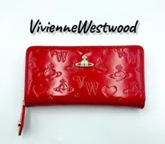 【最新✦新品】Vivienne Westwood 長財布 財布 レッド 赤 人気