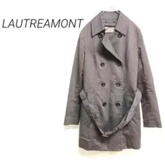 LAUTREAMONT チャコールグレー　トレンチコート ダブルブレストMのサムネイル