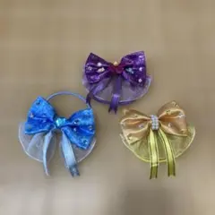 ディズニーリゾート　プリンセスヘアゴム　3点セット