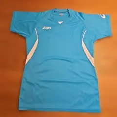 asics 水色 Lサイズ シャツ