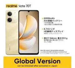 中古美品】realme note 70T simフリー 2台 - メルカリ