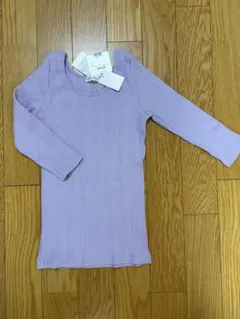 Ketty Chérie ラベンダー リブ七分袖トップス M